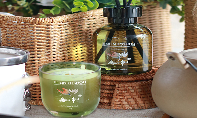 佛手精油香薰蜡烛礼盒装